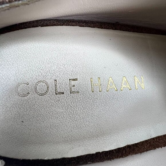 Cole Haan Womens W14844 Brown Faux Suede Block Heel Size 7 Slip-On Mules - Picture 11 of 11